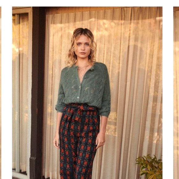 Sezane Sweaters - Sézane Sam Sweater Cardigan | Sage Green